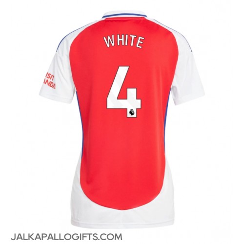 Arsenal Ben White #4 Kotipaita Naiset 2024-25 Lyhythihainen